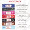 imageSatya Incense Sticks Gift Set 7 Scents Nag Champa Super Hit Dragons Blood Sandalwood Patchouli Lavender Positive Vibes 15g Each SmudgeMagic Mix