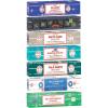 imageSatya Incense Sticks Gift Set 7 Scents Nag Champa Super Hit Dragons Blood Sandalwood Patchouli Lavender Positive Vibes 15g Each SmudgeSmudge