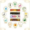 imageSoul Sticks HandRolled Incense Sticks Variety 4 Pack  100 Natural Masala Incense Organic Home Fragrance Agarbatti  15 Grams Per Pack  60 Grams Total Medieval MagicPositive Vibes