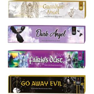 imageSoul Sticks HandRolled Incense Sticks Variety 4 Pack  100 Natural Masala Incense Organic Home Fragrance Agarbatti  15 Grams Per Pack  60 Grams Total Medieval MagicMagical Bliss