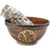 imageSOUL STICKS 4 Metal Smudge Bowl for Sage Smudging Altar Offerings Incense Burner GaneshaGanesha