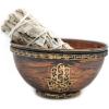 imageSOUL STICKS 4 Metal Smudge Bowl for Sage Smudging Altar Offerings Incense Burner GaneshaHamsa Hand