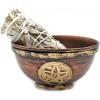 imageSOUL STICKS 4 Metal Smudge Bowl for Sage Smudging Altar Offerings Incense Burner GaneshaPentacle