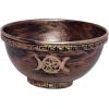 imageSOUL STICKS 4 Metal Smudge Bowl for Sage Smudging Altar Offerings Incense Burner GaneshaTriple Moon
