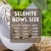imageSelenite Crystal Bowls for Smudging Healing Recharging Crystals  Pure Selenite Smudge Bowl ampamp Crystal Charging Station Ethically Sourced in Morocco 5 Inch Pack of 13 Inch Pack of 1