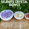 imageSelenite Crystal Bowls for Smudging Healing Recharging Crystals  Pure Selenite Smudge Bowl ampamp Crystal Charging Station Ethically Sourced in Morocco 5 Inch Pack of 13 Inch Pack of 1
