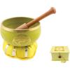 imageSoul Sticks 7 Chakras Singing Bowls 45quot  Single Chakra Bowl  Healing Sound Meditation Bowl BlueYellow