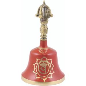imageSOUL STICKS 7 Chakras Bronze Tibetan Buddhist Religious Metaphysical Meditation Ritual Altar Bells 625 RedOrange