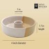 imageSOUL STICKS Ceramic Palo Santo Stick Burner Holder Ash Catcher Beige TanBeige Tan