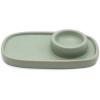 imageSOUL STICKS Ceramic Smudge Bowl Palo Santo and Sage Holder Dish Plate TerracottaSage Green