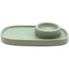 imageSOUL STICKS Ceramic Smudge Bowl Palo Santo and Sage Holder Dish Plate TerracottaSage Green