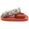 imageSOUL STICKS Ceramic Smudge Bowl Palo Santo and Sage Holder Dish Plate TerracottaTerracotta