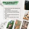 imageSoul Sticks 2 Pack Palo Santo Pops  Sacred Wood Incense Sticks for Cleansing Meditation ampamp Aromatherapy  Natural Scented Smudging Sticks with Herbs Resin and Palo Santo Powder  White Sage7 Chakras