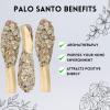 imageSoul Sticks 2 Pack Palo Santo Pops  Sacred Wood Incense Sticks for Cleansing Meditation ampamp Aromatherapy  Natural Scented Smudging Sticks with Herbs Resin and Palo Santo Powder  White SageWhite Sage
