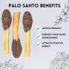imageSoul Sticks 2 Pack Palo Santo Pops  Sacred Wood Incense Sticks for Cleansing Meditation ampamp Aromatherapy  Natural Scented Smudging Sticks with Herbs Resin and Palo Santo Powder  White SageYerba Santa