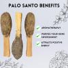 imageSoul Sticks 2 Pack Palo Santo Pops  Sacred Wood Incense Sticks for Cleansing Meditation ampamp Aromatherapy  Natural Scented Smudging Sticks with Herbs Resin and Palo Santo Powder  White SageEucalyptus