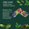 imageSOUL STICKS 3 Pack Floral White Sage Smudge Sticks Bundle with Flowers for Cleansing Home Meditation Yoga Healing and Smudging Sustainably Sourced California Orange BouquetSummer