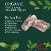 imageSOUL STICKS 3 Pack Floral White Sage Smudge Sticks Bundle with Flowers for Cleansing Home Meditation Yoga Healing and Smudging Sustainably Sourced California Orange BouquetPink Bouquet