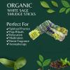 imageSOUL STICKS 3 Pack Floral White Sage Smudge Sticks Bundle with Flowers for Cleansing Home Meditation Yoga Healing and Smudging Sustainably Sourced California Orange BouquetFairytale
