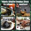 imageSOUL STICKS 3 Pack Floral White Sage Smudge Sticks Bundle with Flowers for Cleansing Home Meditation Yoga Healing and Smudging Sustainably Sourced California Orange BouquetBlossom