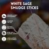 imageSOUL STICKS 3 Pack Floral White Sage Smudge Sticks Bundle with Flowers for Cleansing Home Meditation Yoga Healing and Smudging Sustainably Sourced California Orange BouquetPink Bouquet