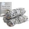 imageSOUL STICKS 4 Inch 3 Pack Organic White Sage Smudge Smudging Sticks  Bulk Quantities for Home Cleansing Good Energy Meditation ampamp Smudging Rituals  Sustainably Sourced California White Sage Bundle3