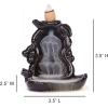 imageSOUL STICKS Backflow Incense Holder Burner Waterfall Fountain for Home Office Yoga Room Decor ampamp Aromatherapy with 1 Pack of 10 Backflow Fragrance Cones Included Mystic FallsRiver Bend