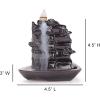 imageSOUL STICKS Backflow Incense Holder Burner Waterfall Fountain for Home Office Yoga Room Decor ampamp Aromatherapy with 1 Pack of 10 Backflow Fragrance Cones Included Mystic FallsUtopia