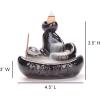 imageSOUL STICKS Backflow Incense Holder Burner Waterfall Fountain for Home Office Yoga Room Decor ampamp Aromatherapy with 1 Pack of 10 Backflow Fragrance Cones Included Mystic FallsDragon Falls