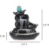 imageSOUL STICKS Backflow Incense Holder Burner Waterfall Fountain for Home Office Yoga Room Decor ampamp Aromatherapy with 1 Pack of 10 Backflow Fragrance Cones Included Mystic FallsAutumn Falls