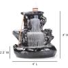 imageSOUL STICKS Backflow Incense Holder Burner Waterfall Fountain for Home Office Yoga Room Decor ampamp Aromatherapy with 1 Pack of 10 Backflow Fragrance Cones Included Mystic FallsMystic Falls