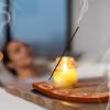 imageSOUL STICKS Hand Painted Natural Soapstone Decorative Incense Stick Holder Ash Catcher for Aromatherapy Yoga or Meditation 7 Chakra  11Hamsa  10