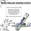 imageSOUL STICKS HandRolled Incense Sticks Divine Spirit Blends 180 Gram Box  100 Natural Masala Incense Organic Home Fragrance Agarbatti King ChampaBlue Sage Incense