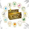 imageSOUL STICKS HandRolled Incense Sticks Divine Spirit Blends 180 Gram Box  100 Natural Masala Incense Organic Home Fragrance Agarbatti King ChampaKing Champa Incense