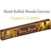 imageSOUL STICKS HandRolled Incense Sticks Divine Spirit Blends 180 Gram Box  100 Natural Masala Incense Organic Home Fragrance Agarbatti King ChampaSweet Earth Incense