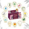 imageSOUL STICKS HandRolled Incense Sticks Mystic Spirit Blends 180 Gram 12 Pack Box  100 Natural Masala Incense Organic Home Fragrance Agarbatti Tibetan MonasteryHarmala Hamsa Incense