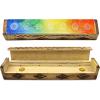 imageSOUL STICKS Handmade Carved Incense Burner Wooden Coffin Box with Storage Includes Go Away Evil Incense Sticks 7 Chakras Celestial7 Chakras