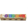 imageSOUL STICKS Handmade Carved Incense Burner Wooden Coffin Box with Storage Includes Go Away Evil Incense Sticks 7 Chakras Celestial7 Chakras Sketched