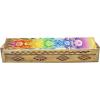imageSOUL STICKS Handmade Carved Incense Burner Wooden Coffin Box with Storage Includes Go Away Evil Incense Sticks 7 Chakras Celestial7 Chakras Tree