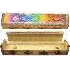 imageSOUL STICKS Handmade Carved Incense Burner Wooden Coffin Box with Storage Includes Go Away Evil Incense Sticks 7 Chakras Celestial7 Chakras Tree