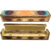 imageSOUL STICKS Handmade Carved Incense Burner Wooden Coffin Box with Storage Includes Go Away Evil Incense Sticks 7 Chakras CelestialGanesha