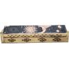 imageSOUL STICKS Handmade Carved Incense Burner Wooden Coffin Box with Storage Includes Go Away Evil Incense Sticks Game OverPink Sun and Moon