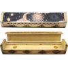 imageSOUL STICKS Handmade Carved Incense Burner Wooden Coffin Box with Storage Includes Go Away Evil Incense Sticks Game OverPink Sun and Moon