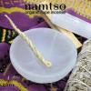 imageSOUL STICKS Namtso Tibetan Handmade Rope Incense 20 Sticks Handrolled Himalayan Lokta Paper Incense 4 Inch Positive VibesWhite Sage