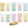 imageSOUL STICKS Namtso Tibetan Handmade Rope Incense 20 Sticks Handrolled Himalayan Lokta Paper Incense 4 Inch Positive VibesWhite Sage