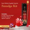 imageSOUL STICKS Thick Handcrafted Incense Sticks Spicy Cinnamon Scented Includes 5 Crystals 20g Thick HerbDipped Sticks Bundle Ideal for Aromatherapy Cleansing ampamp RelaxationSaffron Incense Sticks
