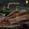 imageSOUL STICKS Thick Handcrafted Incense Sticks Spicy Cinnamon Scented Includes 5 Crystals 20g Thick HerbDipped Sticks Bundle Ideal for Aromatherapy Cleansing ampamp RelaxationSandalwood Glow Incense Sticks