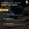 imageSOUL STICKS Thick Handcrafted Incense Sticks Spicy Cinnamon Scented Includes 5 Crystals 20g Thick HerbDipped Sticks Bundle Ideal for Aromatherapy Cleansing ampamp RelaxationSandalwood Glow Incense Sticks