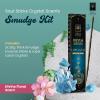 imageSOUL STICKS Thick Handcrafted Incense Sticks Spicy Cinnamon Scented Includes 5 Crystals 20g Thick HerbDipped Sticks Bundle Ideal for Aromatherapy Cleansing ampamp RelaxationDivine Floral Incense Sticks