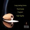 imageSoul Sticks Backflow Incense Cones  40 Handmade Organic Cones for Waterfall Burner  4 Pack Long Lasting Aromatic Scents  Thick White Smoke Incense for Meditation Yoga ampamp Gifts Palo SantoBlack Magic
